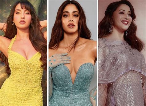 Hits And Misses Of The Week Nora Fatehi Janhvi Kapoor Make Style Statements Madhuri Dixit