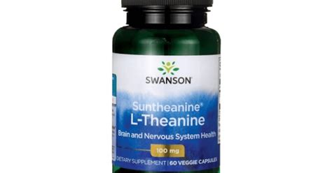 SWANSON Suntheanine L Theanine 100 мг 60 растителни капсули