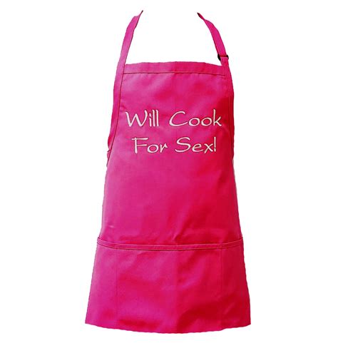 Funny Sexy Apron Will Cook For Sex Gag Gift For Bride Etsy