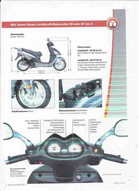 Rex Mototorino Urban Leichtkraft Bestes Angebot Von Roller