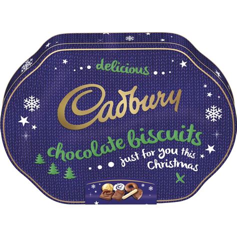 Cadbury Chocolate Biscuit Tin 340g | Woolworths