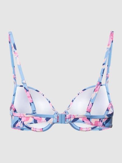 Kup Online Esprit Top Bikini Z Kwiatowym Wzorem Oceaniczny