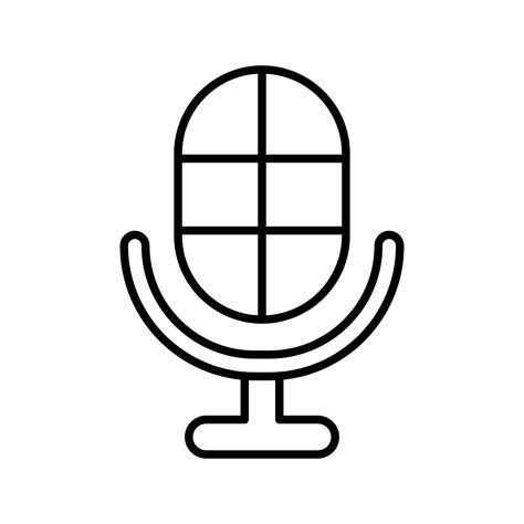 Microphone Vector Icon 13004853 Vector Art at Vecteezy