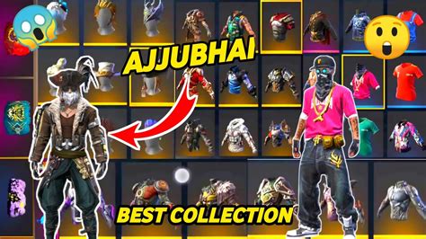 Free Fire Best Id Collection Ajjubhai Bundle Hiphop Bundle Best Id