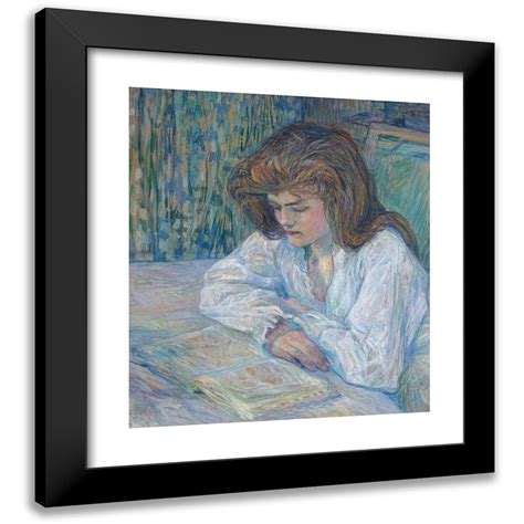 Henri De Toulouse Lautrec X Black Modern Framed Museum Art Print