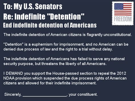 Postcard Repeal Indefinite Detention In The Ndaa