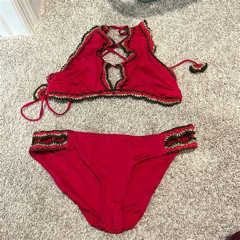 Becca By Rebecca Virtue Crocheted Bikini Gem