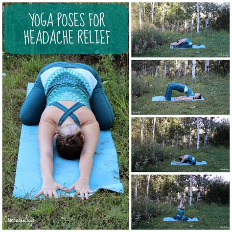 Chickadee Says Yoga Poses For Headache Relief