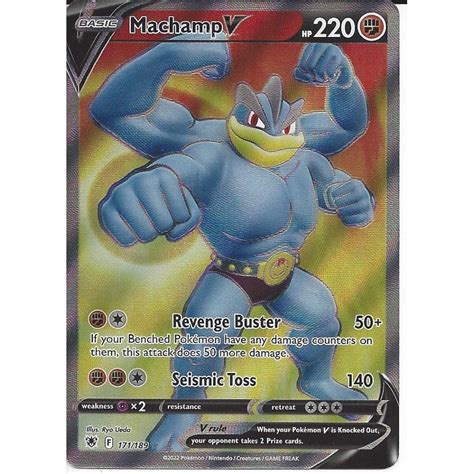 Pokemon Trading Card Game Machamp V Rare Ultra Card Swsh