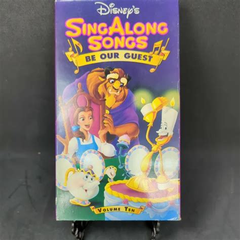 DISNEYS SING ALONG Songs Beauty And The Beast Be Our Guest VHS