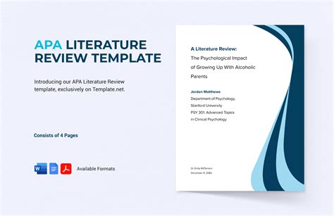 Free APA Templates to Edit Online & Print 