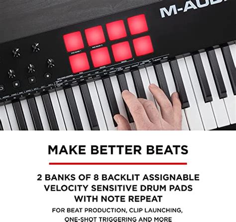 Midi Controller Bundle Key Usb Midi Keyboard With Beat Pads