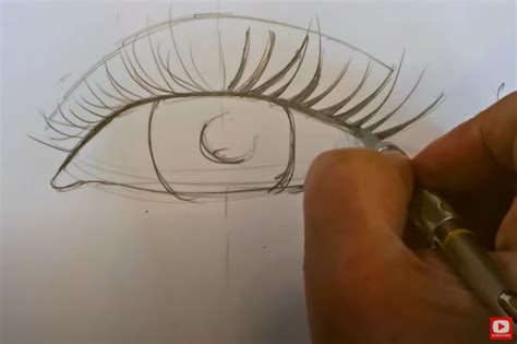 How To Draw Eyelashes - I’m right handed and it feels a lot more ...