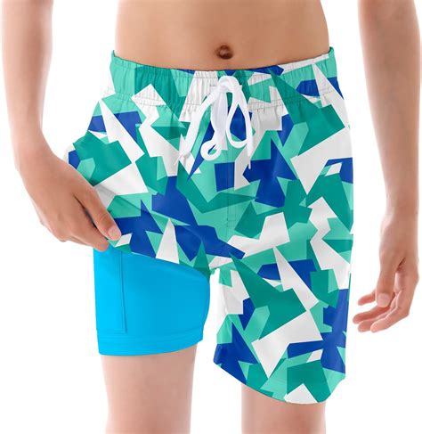 Unicomidea Boys Swim Trunks Compression Liner Swimming