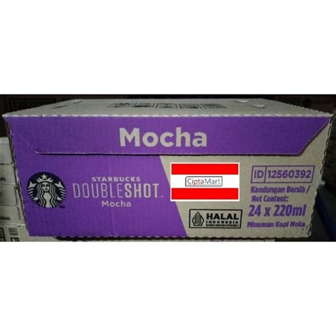 Jual Starbucks Doubleshot Mocha X Ml Dus Shopee Indonesia