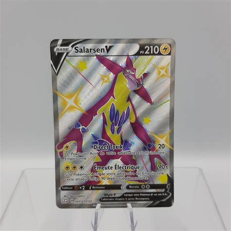 Carte Pok Mon Salarsen V Sv Sv Shiny Full Art Destin Es