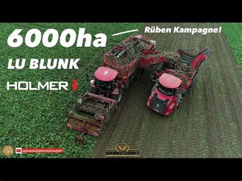 6000ha Rüben Kampagne bei LU BLUNK m HOLMER Maschinen Zuckerrüben