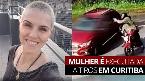 Vídeo Mulher é Executada A Tiros Por Motociclista Em Curitiba Diz