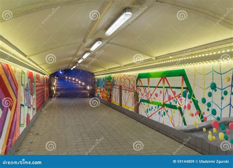 Abstract Graffiti In The Underpass Stock Image Image Of City Construction 59144809