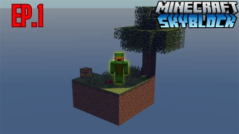 LE DEBUT D UNE NOUVELLE AVENTURE Skyblock YouTube