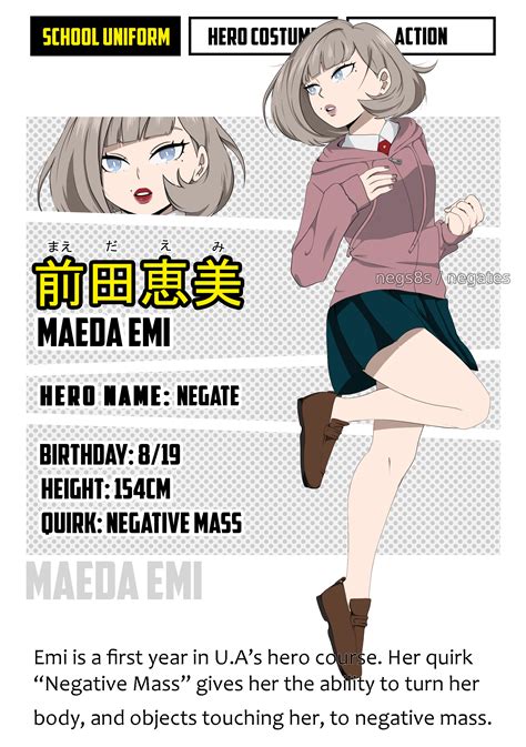 Bnha Oc Maeda Emi By Negates On Deviantart