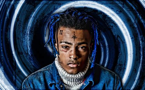 XXXTentacion American Rapper Violet Neon Lights Music Stars