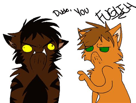 Firestar vs Tigerstar by candy-behemoth on DeviantArt