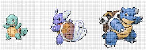 Pokemon Pixel Art Wartortle