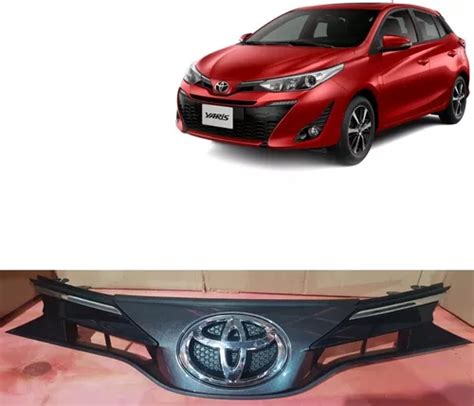 Grade Toyota Yaris 2018 2019 2020 2021 Cromada Original MercadoLivre