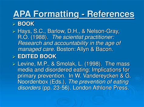 Ppt Apa Formatting References Powerpoint Presentation Free Download Id5614707