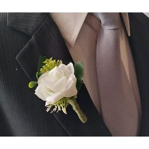 Lapela Para Noivos Flor Off White Casamento Broche C Foll