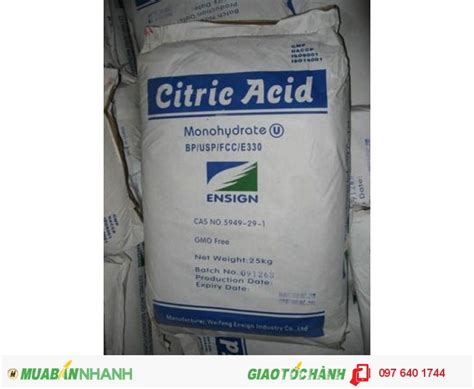 Acid Citric Anhydrous Acid Citric Khan C6h8o7 Acid Citric Monohydrate C6h8o7 H2o Bột Chua