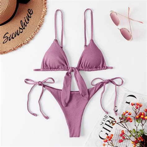 Suspender Split Triangle Bikini Bikini Underwear For Women Hot Bikini Panty Sexy Bikini Panty