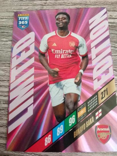 FIFA 365 Adrenalyn XL 2024 LIMITED EDITION Bukayo Saka Aukro