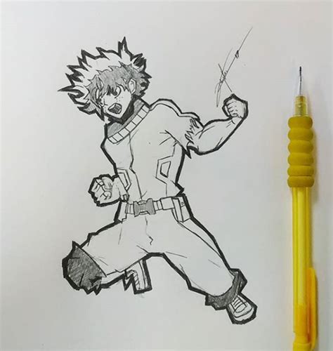 Deku Mha Character Drawings