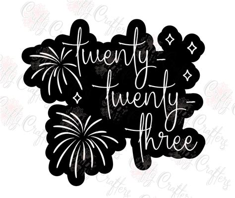 Twenty Twenty Three Svg Vector New Year 2023 Etsy