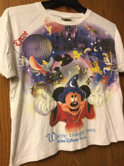 Walt Disney World Where Magic Lives White Shirt Gem