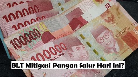 Periode Salur Blt Mitigasi Pangan Sudah Muncul Untuk Kpm Bpnt Dan