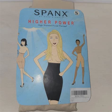VINTAGE SPANX HIGHER Power Shorts Soft Nude High Waisted Shape Control Small PicClick UK