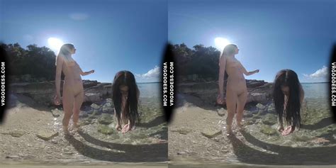 Sunny Beach Afternoon Nude Sunbathing And Searching For Shells On Vacation With Matty Josie VR