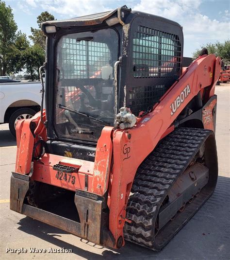 2019 Kubota SVL 75 2 Track Skid Steers