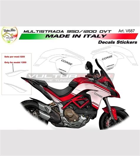 Stickers Kit Personal Design Ducati Multistrada Dvt