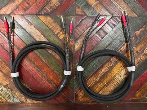 8 Or 10 Pair Custom Audiophile Speaker Cables Canare 4s8 Wire BLACK