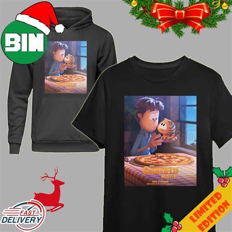 New Poster For The Garfield Movie On May 24 T-Shirt Long Sleeve Hoodie Sweater - Binteez