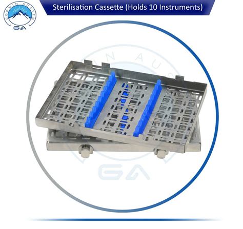 Sterilization Autoclavable Cassette For 10 Instruments Buy Medical Instruments