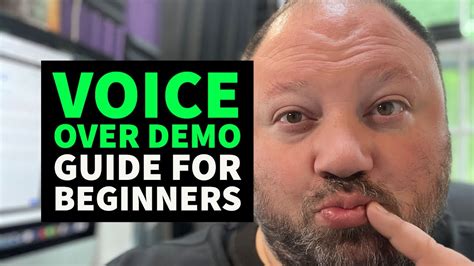 Voice Over Demo Guide For Beginners YouTube