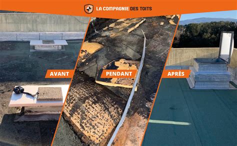 Réfection dun complexe détanchéité sur toiture terrasse à Sophia