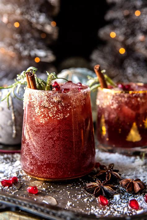 Whovilles Spiced Up Christmas Margarita With Mocktail Half Baked