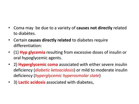 Diabetic Coma Ppt