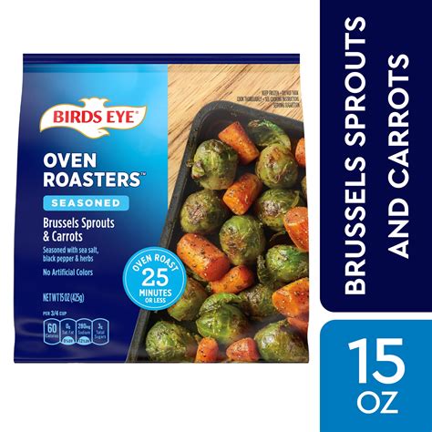 Birds Eye OvenRoasters Sheet Pan Brussels Sprouts Carrots 14 Oz